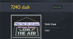 Desktop Screenshot of 7240club.net