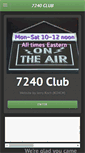 Mobile Screenshot of 7240club.net